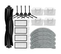 Nicfaky Pour Eve Plus SDJ01RM Robot Aspirateur Pièces De Rechange Main Côté Brosse Latérale Filtre HEPA Mop Chiffon à poussière