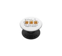 Nich Lang Schnaken Kopp in Cou Bière Mouettes PopSockets PopGrip Adhésif
