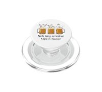 Nich Lang Schnaken Kopp in Cou Bière Mouettes PopSockets PopGrip pour MagSafe