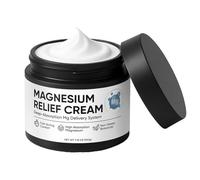 Nichalous Crème de soulagement des articulations au magnésium - Formule d'absorption profonde pour le confort des muscles et des articulations - Lotion corporelle à action rapide, non grasse pour le