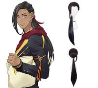 NICHANGHUA Cosplay Perücken für Damen, Kostüm, Halloween-Party-Perücke, kurze Schnitt-Perücke, Rot mit Pony Haar Dumme (couleur : Jamil Viper)