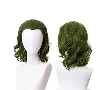 NICHANGHUA Grüne Clown Cosplay Perücke für Herren, kurze lockige Perücken, Modisches Halloween-Kleid, Partyhaar (couleur : vert)