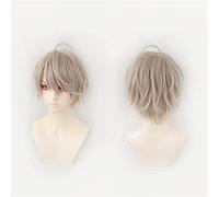 NICHANGHUA Long Noir Gardient Rouge for VTuber Hoive Vox Akuma Cosplay Perruque Cheveux Cheveux Synthétiques Résistant À La Chaleur Unisexe Adulte Gratuit Cap Perruque (Couleur : Kaida Haru)