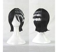 NICHANGHUA Soul Eater Death The Kid Cosplay Perruque Cheveux synthétiques courts noirs et blancs résistants à la chaleur Perruques Costume Perruques + bonnet de perruque (Couleur : blanc)
