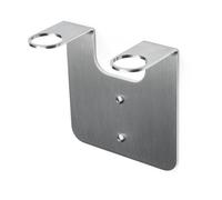 Nichba Nichba porte-savon Acier inoxydable brossé. double