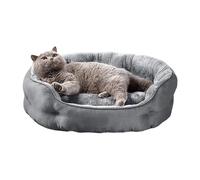 Niche à chat avec forme tanière, refuge intérieur chaud pour chiens, canapé lit imperméable pour chiots petits et grands animaux
