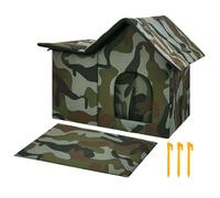 Niche À Chats Imperméable En Plein Air | Abri Isolé Pour Chats avec,Abri Pour Animaux De Compagnie Par Climat Froid,Pour Jardin Balcon Appartement Voyage Patio Camping Plage