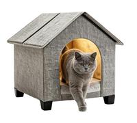 Niche à Chien avec lit Grotte Couchage Surélevée Pliable Chiot
