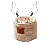 Niche à hamsters, douce et chaude en peluche multifonctionnelle | pour écureuils chauds pour animaux, pour intérieur et maison climat froid et hiver détente pour furet frisé et chinchilla