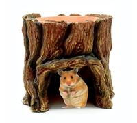 Niche cachette pour reptiles | Habitat pour peau de serpent | Protection des reptiles du tronc d'arbre | Accessoires d'aquarium pour reptiles | Abri en résine pour reptiles, traités alimentaires pour