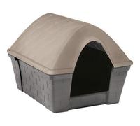 Niche - Casa Felice - Large - Plastique - Gris/Taupe - Pour Chien Grand