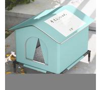 Niche Chat Extérieur, Abri pour Chat Exterieur Isolée Hiver, Isolation Thermique Hiver Tente pour Animaux, avec Plancher Surélevé, pour Jardin Cour Arrière-Cour Porche Et Pelouse