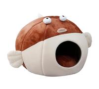 Niche chaude pour intérieur - Lit cachette pour chiots, petits chiens - Grotte en bas - Grande grotte
