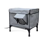 Niche Chauffante pour Chat pour L'Extérieur, Pliable, 3 Vitesses, Résistante aux Rayures, Résistante aux Intempéries, Abri Extérieur isolé pour Chat pour Salle de Naissance