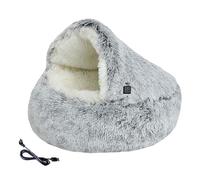 Niche Chauffée Pour Chats Intérieur,Niche Chaude Douce Pour Chatons - Refuge Pour Chatons Dans Le Climat Froid,Pour Les Maîtres D'animaux Froid D'hiver Maison Et Bureau Période De Récupération Abri