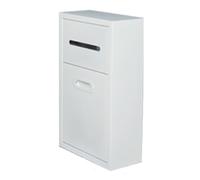 Niche de Chambre en Acier Inoxydable, Rack de Rangement Mural, Conception d’Installation sans perceuse, Support de Rangement Facile à déplacer pour Salle de Bain, Poubelle à côté de la Salle