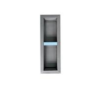 Niche de douche à encastrer et prête à carreler avec 1 étagère - 31 x 91 cm - KLARA