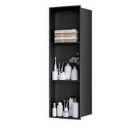 Niche de douche avec pente anti-fuite et solution de rangement pour toutes les pièces