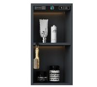 Niche de douche en acier inoxydable avec lumières LED - Étagère de douche encastrée pour shampooing et savon - Solution de rangement murale moderne pour salle de bain