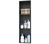 Niche De Douche en Acier Inoxydable, Étagère De Douche Encastrée, Kit D'Installation De Douche Murale Dissimulée, Rangement Prêt À Carreler, Décoration D'Intérieur pour Shampoing Et Savon, Noir, 28 X