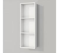 Niche de douche en acier inoxydable, étagère de salle de bain encastrée, étagère de rangement à trois niveaux pour articles de toilette modernes pour salles de bains et cuisines