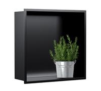 Niche de douche en acier inoxydable, étagère de salle de bain intégrée antirouille pour rénovation salle de bain, étagère de rangement intégrée au mur, imperméable, antirouille pour ranger shamp