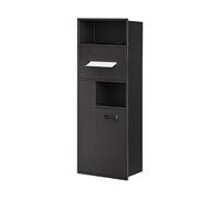 Niche de douche en acier inoxydable - Étagère encastrée double couche, design intégré durable pour rangement moderne de salle de bain