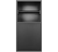 Niche De Douche en Acier Inoxydable, Niche De Douche en Papier Toilette Encastrée, Support De Rangement Mural pour L’hôtel Salon Résidentiel Cuisine Chambre Salle De Bain, Red, 20x38x12.5cm