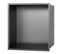 Niche de douche en acier inoxydable, niche de douche encastrée pour salle de bain, niche de douche carrée étagère de salle de bain pour le rangement de salle de bain/Shampooing/articles de toilette
