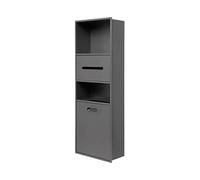 Niche de douche en acier inoxydable, organiseur mural encastré avec poubelle, étagère verticale double couche pour rangement de salle de bain
