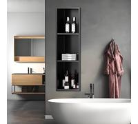 Niche de Douche en Acier Inoxydable pour Salle de Bain et pièces à Vivre, Installation sans carrelage, Solution de Rangement élégante