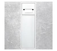 Niche de douche en acier inoxydable, rangement mural encastré pour shampooing et articles de toilette, organisateur de salle de bain pour un accès facile et un design propre, construction durable
