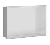 Niche de douche en acier inoxydable - vidaXL - Argenté - 45x30x9,5 cm - Montage mural - Usage intérieur - Design moderne