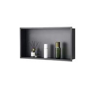 Niche de Douche Encastrable 10,2x33x63,5cm Murale Acier Inoxydable Facile à Nettoyer