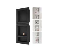 Niche De Douche Encastrée 40,64x40,64cm Et 40,6x50,8cm Plastique XPS Coins Carrés