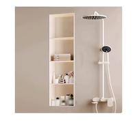 Niche de douche encastrée en acier inoxydable - Organiseur mural vertical pour salle de bain et rangement d'articles de toilette