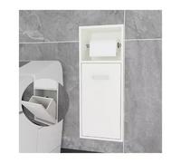 Niche de douche encastrée étanche en acier inoxydable pour salle de bain, support de papier toilette essentiel, design peu encombrant, durable et élégant, 50 x 20 x 14 cm