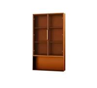 Niche de douche encastrée, organiseur de bain étanche avec porte en verre, étagère de rangement en acier inoxydable pour salle de bain et hôtel