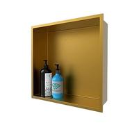 Niche de douche étagère de salle de bain étanche encastrée insert mural en acier inoxydable 304 pour salle de bain moderne rangement niche design plus épais