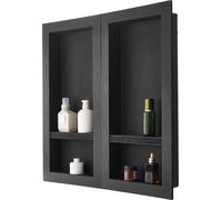 VEVOR Niche Douche Encastrable Murale Salle de Bain 40,6x81,3 cm + 40,6x81,3 cm