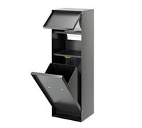 Niche de salle de bain en acier inoxydable avec support de papier toilette encastré et armoire de rangement pour salle de douche et espaces publics