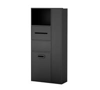 Niche de Salle de Bain en Acier Inoxydable, Poubelle, Toilette, Armoire de Rangement pour brosses, Support de Rangement de boîte à tiroirs, Salle de Douche encastrée Non carrelée adaptée aux