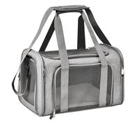 Niche de voyage pour chien - Cage de transport pour chien et chat de taille moyenne | Sac de transport respirant et souple pour chat