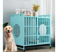 Niche décorative en bois pour chien avec plateau amovible pour chiens de taille moyenne à grande - Style moderne