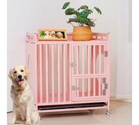 Niche décorative en bois pour chien avec plateau amovible pour chiens de taille moyenne à grande - Style moderne
