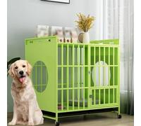 Niche décorative en bois pour chien avec plateau amovible pour chiens de taille moyenne à grande - Style moderne
