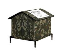 Niche D'extérieur Isolée pour Chat, Abri Thermique pour Animaux De Compagnie, Tissu Oxford, Cabane d'hiver pour Chat, Tente Portable pour Animaux De Compagnie, Fonction De Blocage des Intempéries,