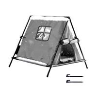 Niche d'extérieur pour chat - Chaude et coupe-vent | Niche extérieure triangulaire pour chaton, garage, grange, terrasse, balcon, jardin, parc, zone résidentielle, coin de rue