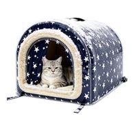 Niche D'extérieur pour Chat Étanche - Abri Errant Pliable avec Piquets | Hi