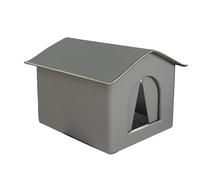 Niche d'extérieur pour chat - Niche chaude et pliable pour animaux domestiques, abri pour chat sauvage, niche chaude pliable pour animal domestique, tente imperméable et imperméable pour l'hiver